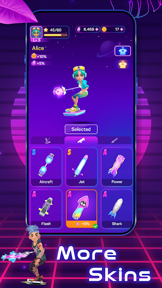 Rainbow Surfer: Duet Color screenshot 2