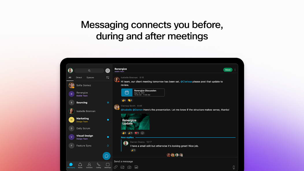 Webex screenshot 3