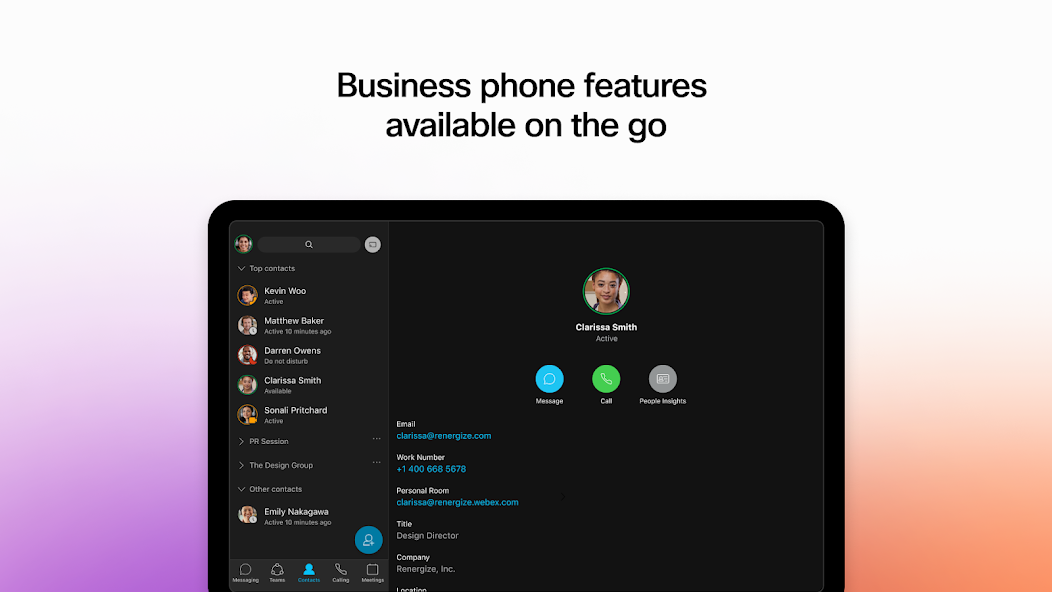 Webex screenshot 6