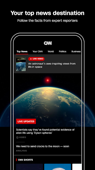 CNN: Live & Breaking News screenshot 1