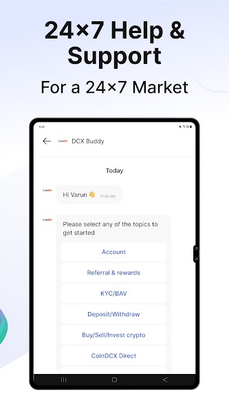 CoinDCX: Bitcoin Crypto App screenshot 3