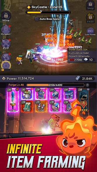 Self-Service Knight : idle RPG screenshot 10