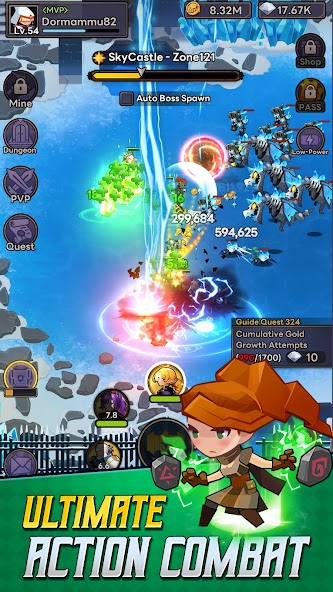 Self-Service Knight : idle RPG screenshot 18