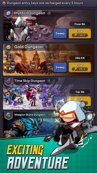 Self-Service Knight : idle RPG screenshot 21