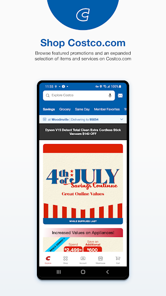 Costco Wholesale screenshot 1