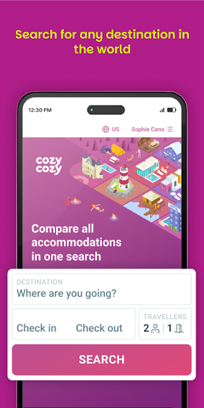 Cozycozy: All accommodations screenshot 1