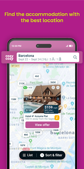 Cozycozy: All accommodations screenshot 3