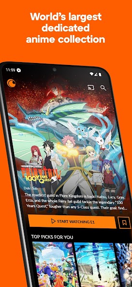 Crunchyroll screenshot 1