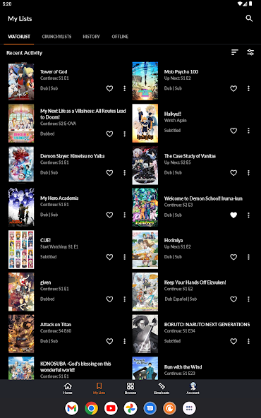 Crunchyroll screenshot 15