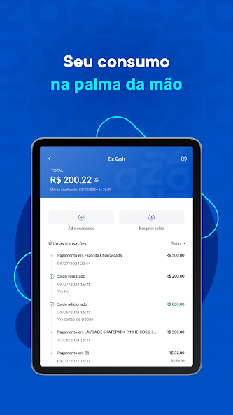 Zig: Ingressos e consumo fácil screenshot 16