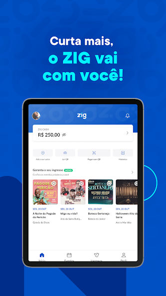 Zig: Ingressos e consumo fácil screenshot 24