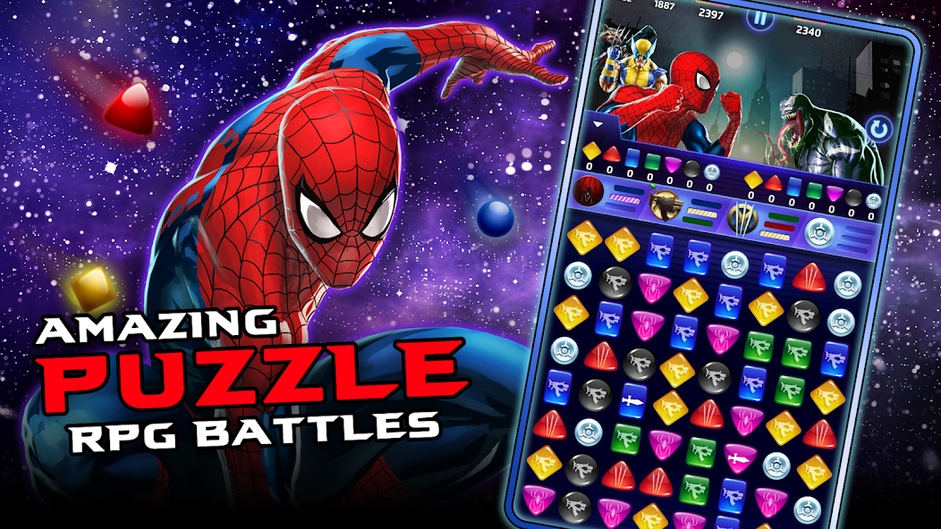 MARVEL Puzzle Quest: Match RPG screenshot 1