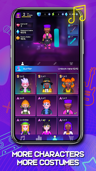 Cyber Surfer : Rhythm Odyssey screenshot 4