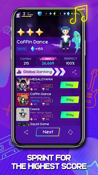 Cyber Surfer : Rhythm Odyssey screenshot 6