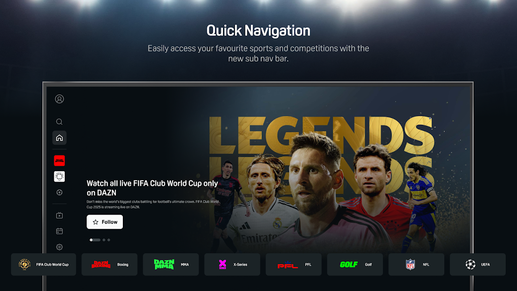 DAZN - Watch Live Sports screenshot 22