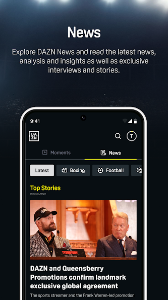 DAZN - Watch Live Sports screenshot 28