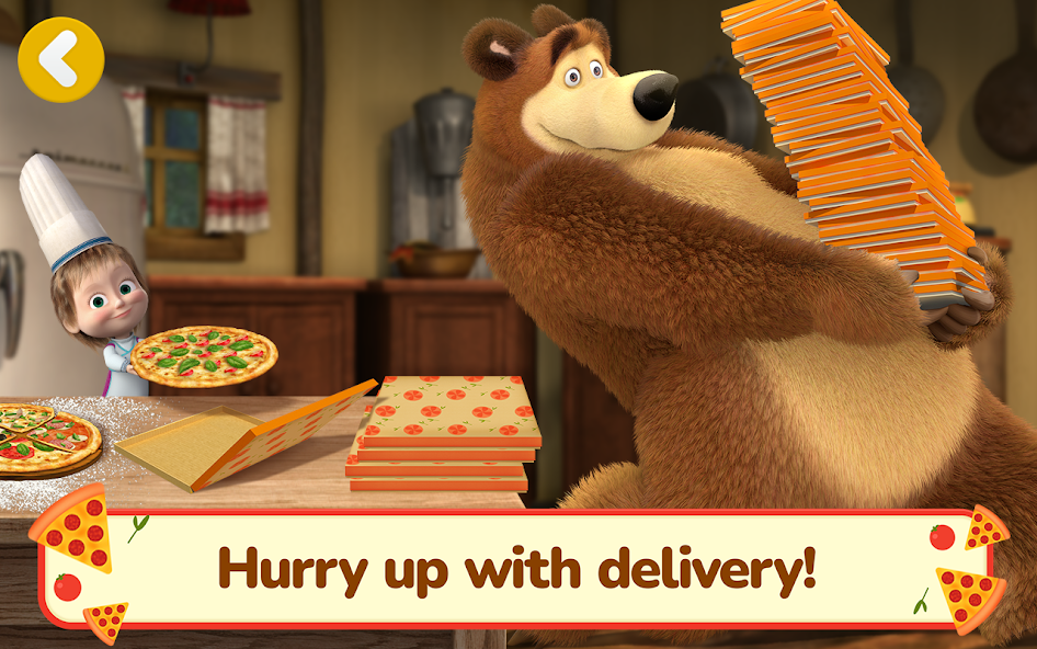 Masha and the Bear Pizza Maker screenshot 2