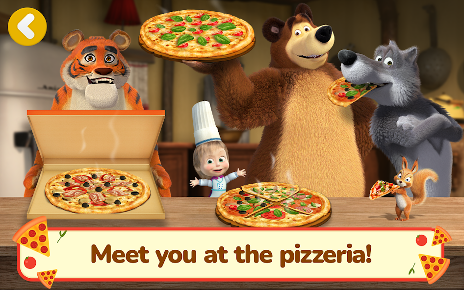 Masha and the Bear Pizza Maker screenshot 4