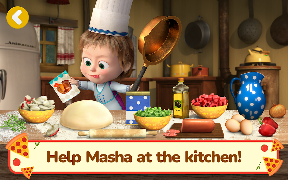 Masha and the Bear Pizza Maker screenshot 5