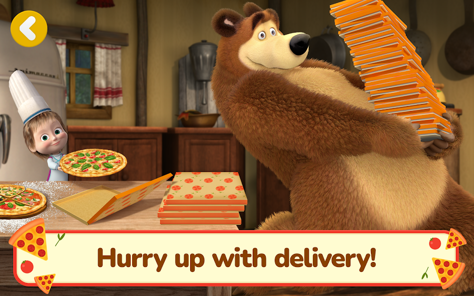Masha and the Bear Pizza Maker screenshot 8