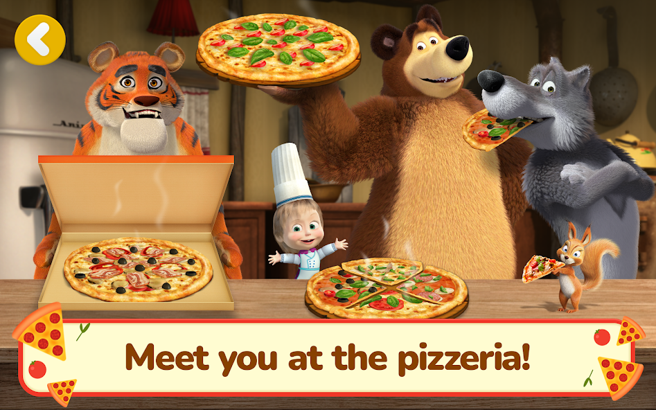 Masha and the Bear Pizza Maker screenshot 10