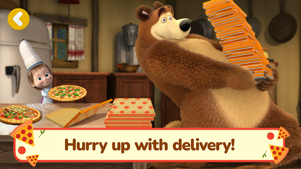 Masha and the Bear Pizza Maker screenshot 19