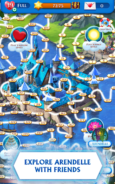 Disney Frozen Free Fall Games screenshot 9