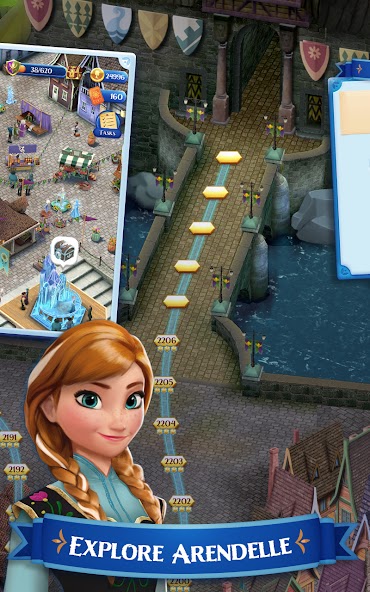 Disney Frozen Free Fall Games screenshot 14