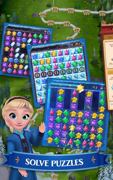 Disney Frozen Free Fall Games screenshot 18