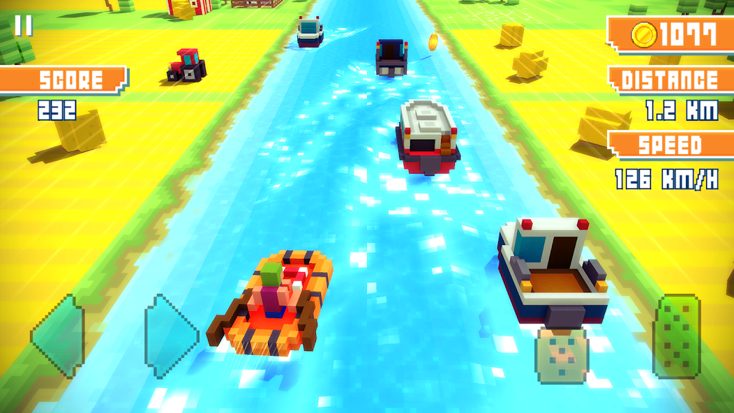 Blocky Highway: Traffic Racing screenshot 6