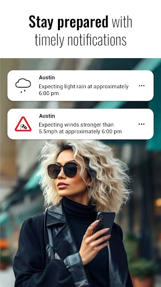 Transparent clock and weather screenshot 2
