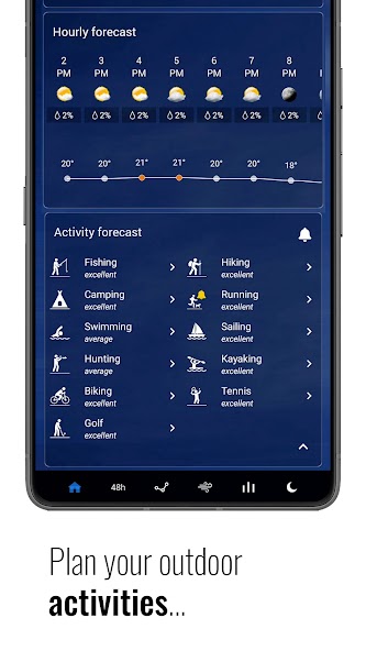 Transparent clock and weather screenshot 4