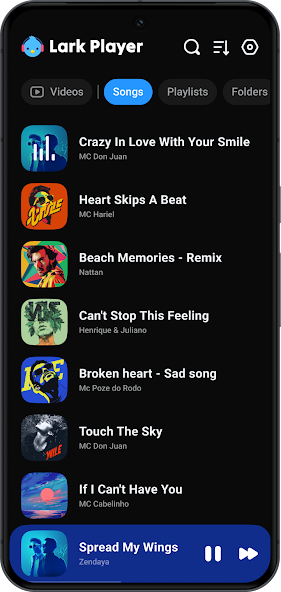 Lark Player:Music Player & MP3 screenshot 1