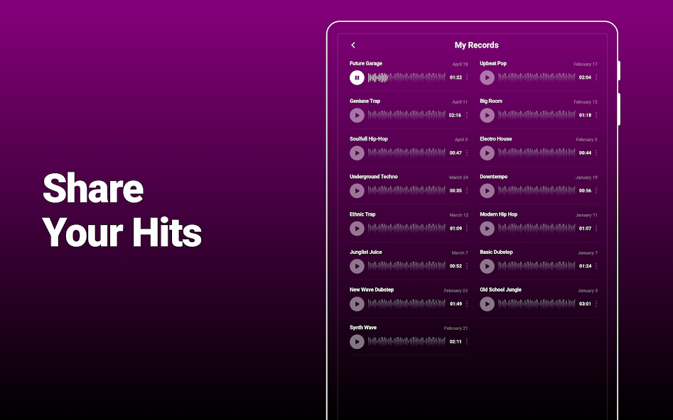 Groovepad - music & beat maker screenshot 2