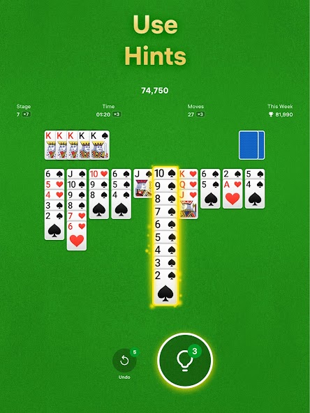 Spider Solitaire screenshot 5