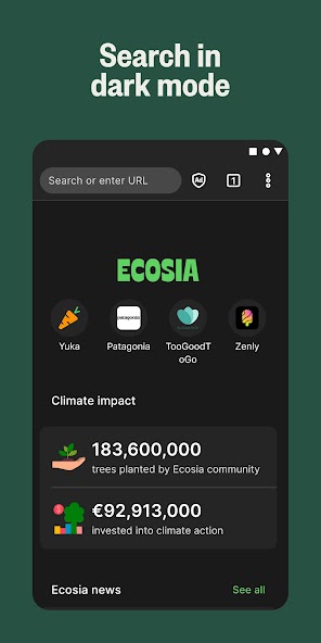 Ecosia: Search to plant trees screenshot 7