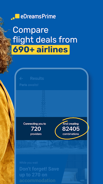eDreams: Flights, Hotels, Cars screenshot 2