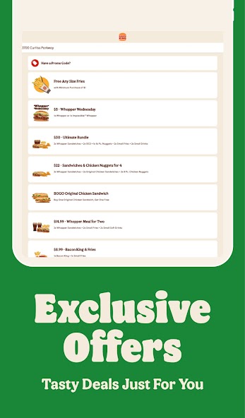 BURGER KING® App screenshot 2