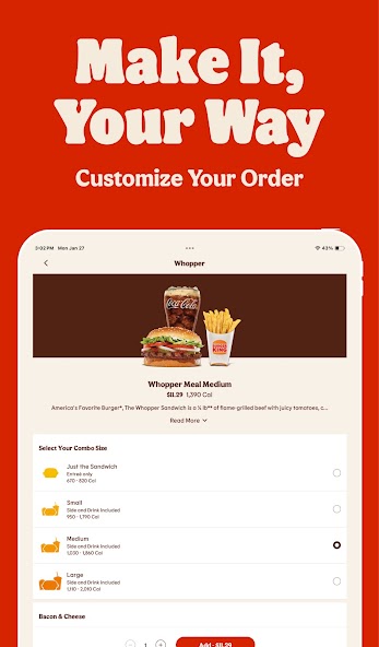 BURGER KING® App screenshot 17