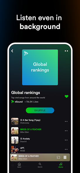 eSound: MP3 Music Player App screenshot 17
