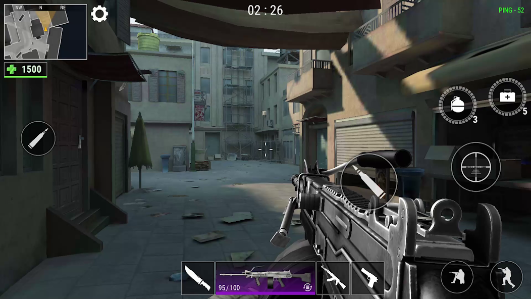 Modern Gun: Shooting War Games screenshot 1