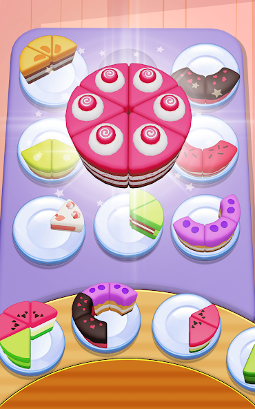 Cake Sort - Color Puzzle Game screenshot 3