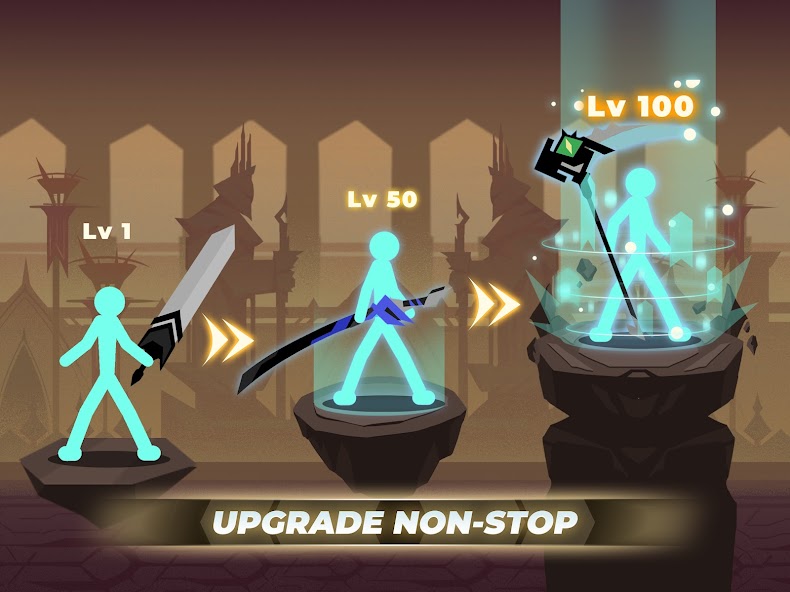 Epic Stickman: Idle RPG War screenshot 4