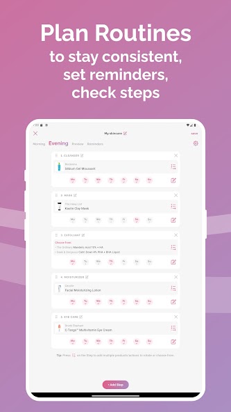 Skincare Routine: FeelinMySkin screenshot 3