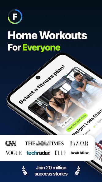 Fitify: Fitness, Home Workout screenshot 1