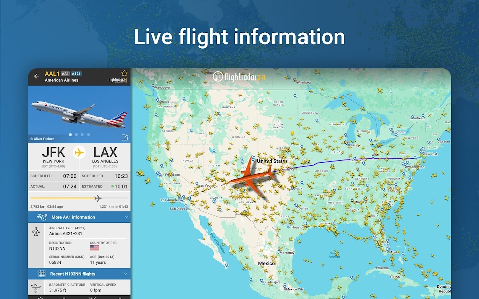 Flightradar24 Flight Tracker screenshot 3