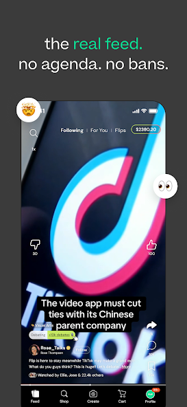 Flip: Watch, Create, Shop screenshot 1