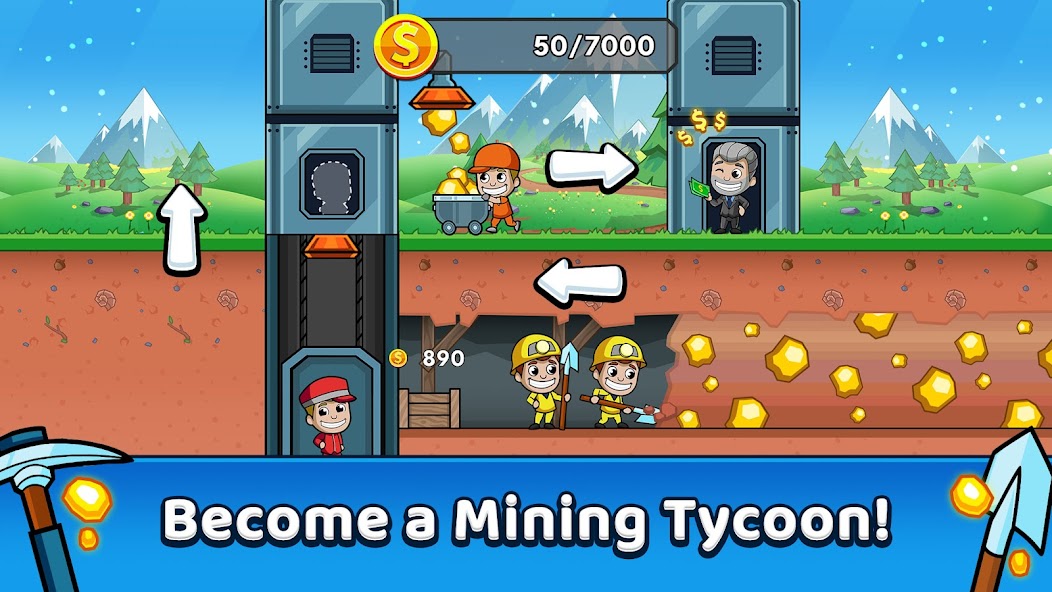 Idle Miner Tycoon: Gold & Cash screenshot 8