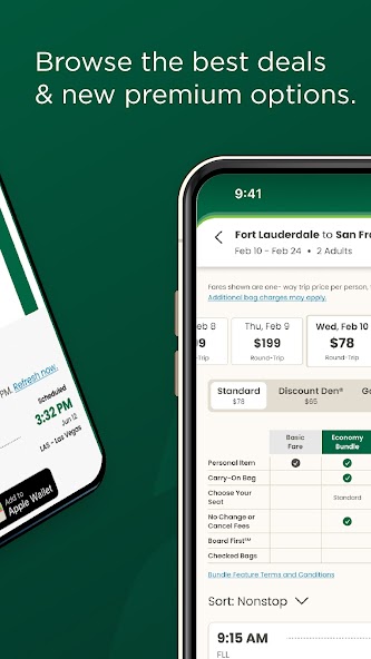 Frontier Airlines screenshot 3