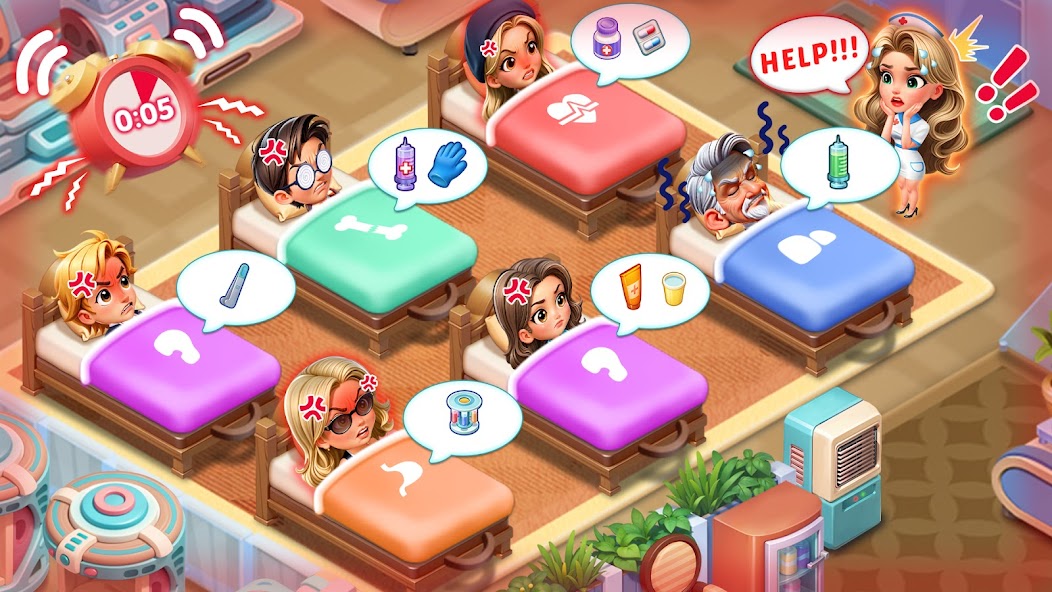 Nurse Rush:Hospital Game screenshot 1
